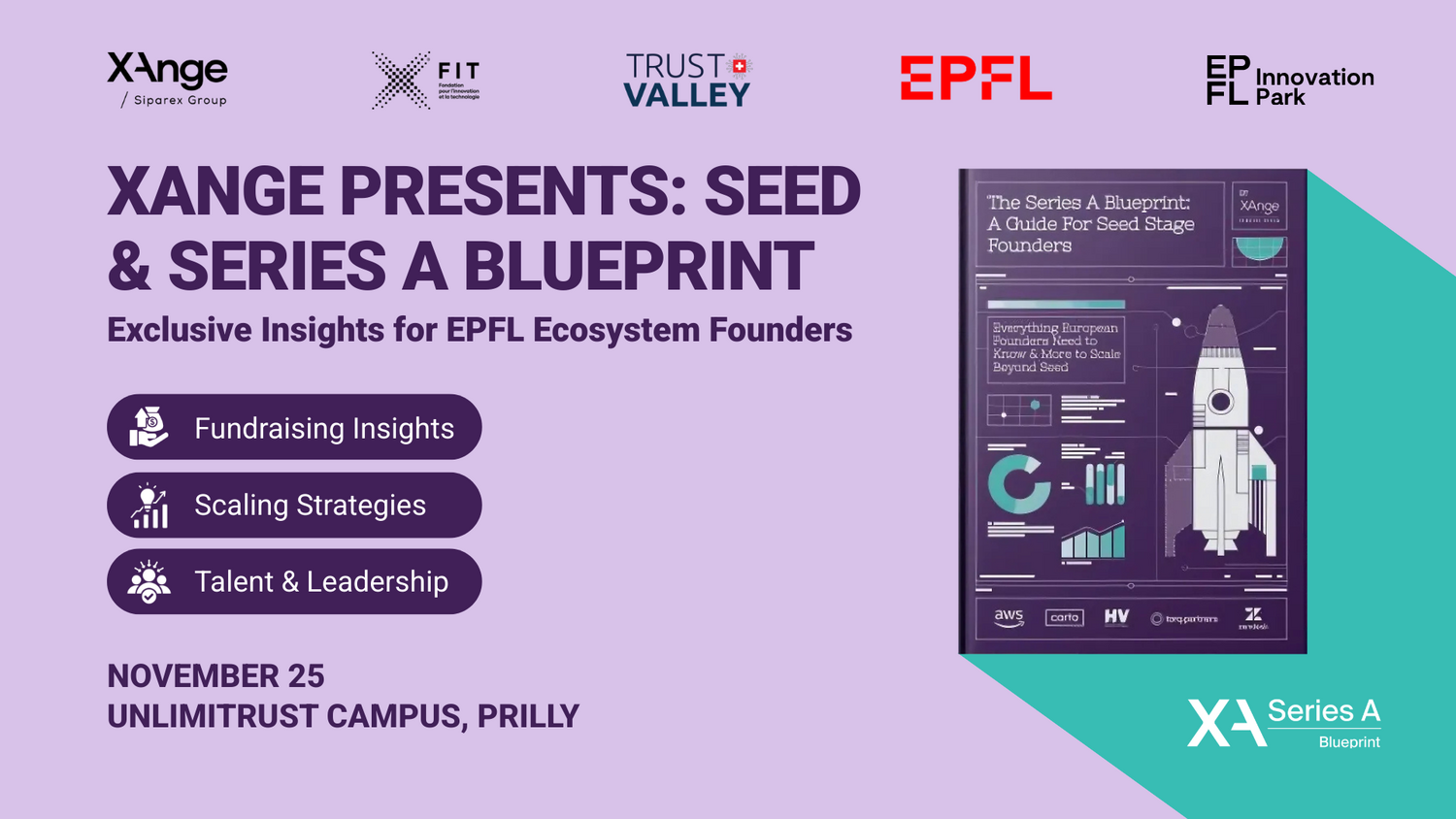 XAnge Presents: Seed-to-Series A Blueprint event image